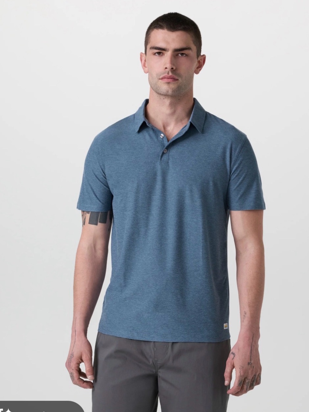 Vuori Polo Strato Performance Soft Stretch Golf shirt size large